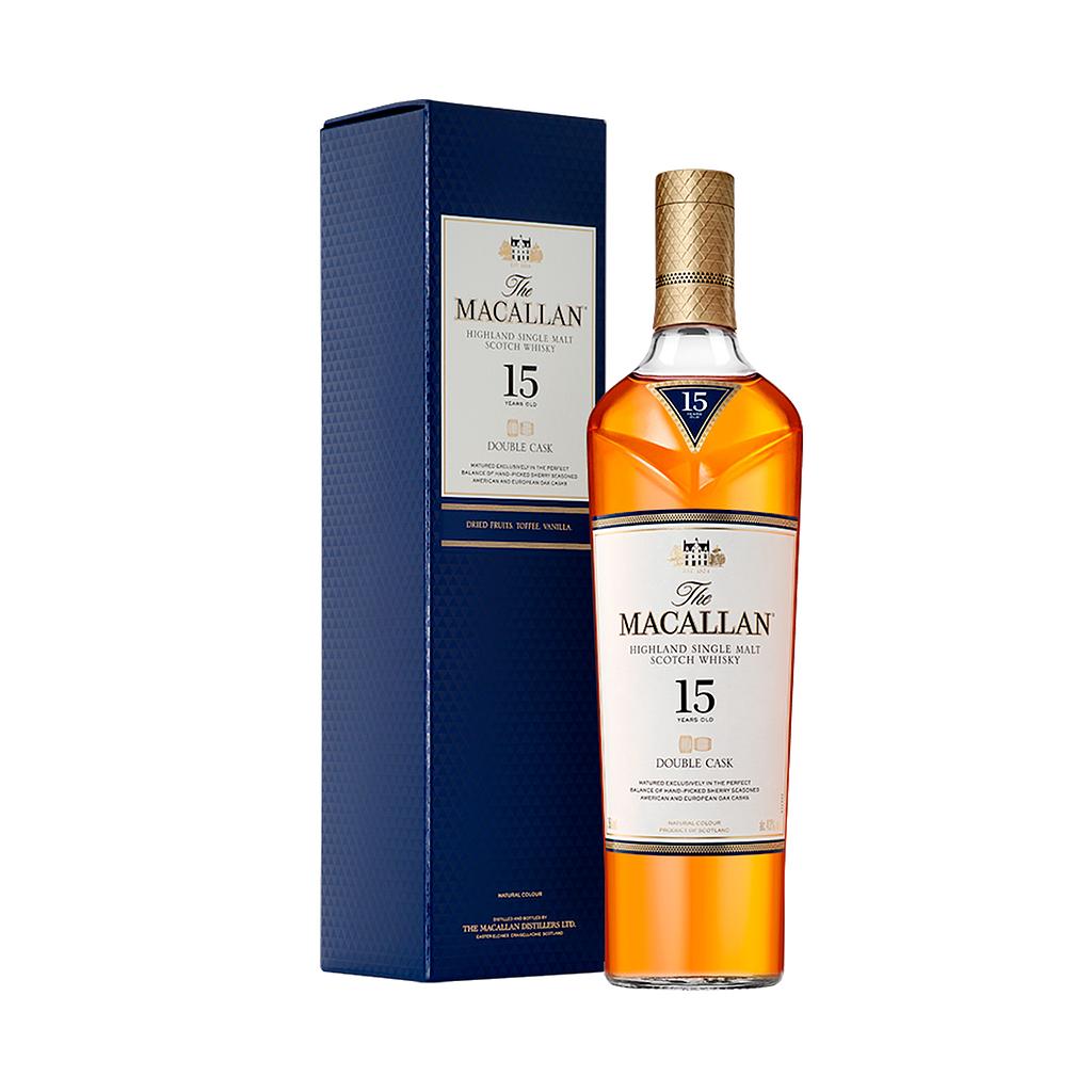 MACALLAN 15 DOUBLE CASK 700 MLT 40%