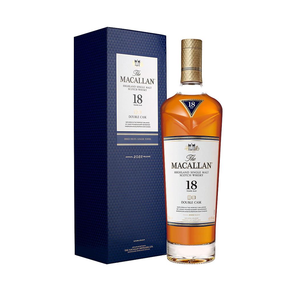 MACALLAN 18 DOUBLE CASK 700 MLT 43%