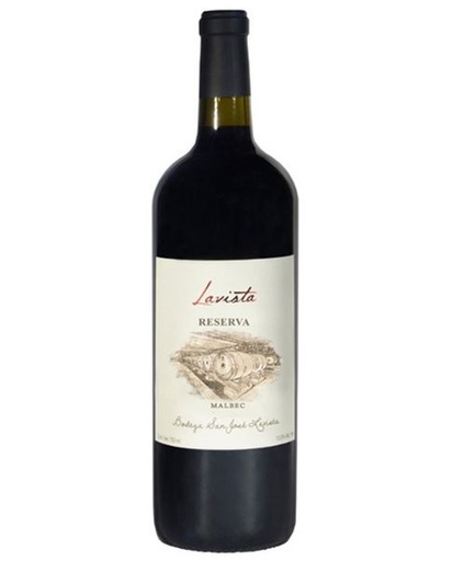 LAVISTA RESERVA MALBEC 750 MLT 13.5%
