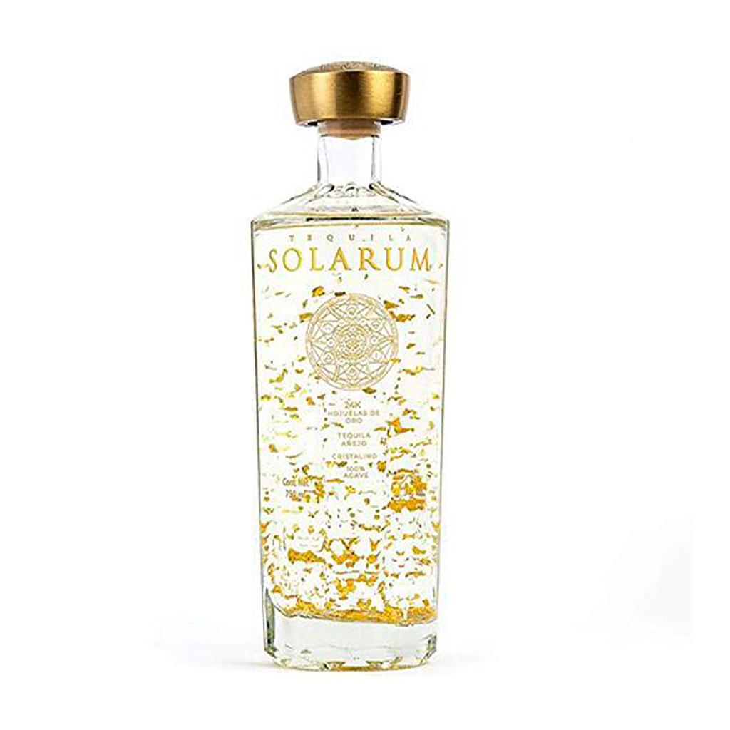 TEQUILA SOLARUM AÑEJO CRISTALINO 750 MLT 35%