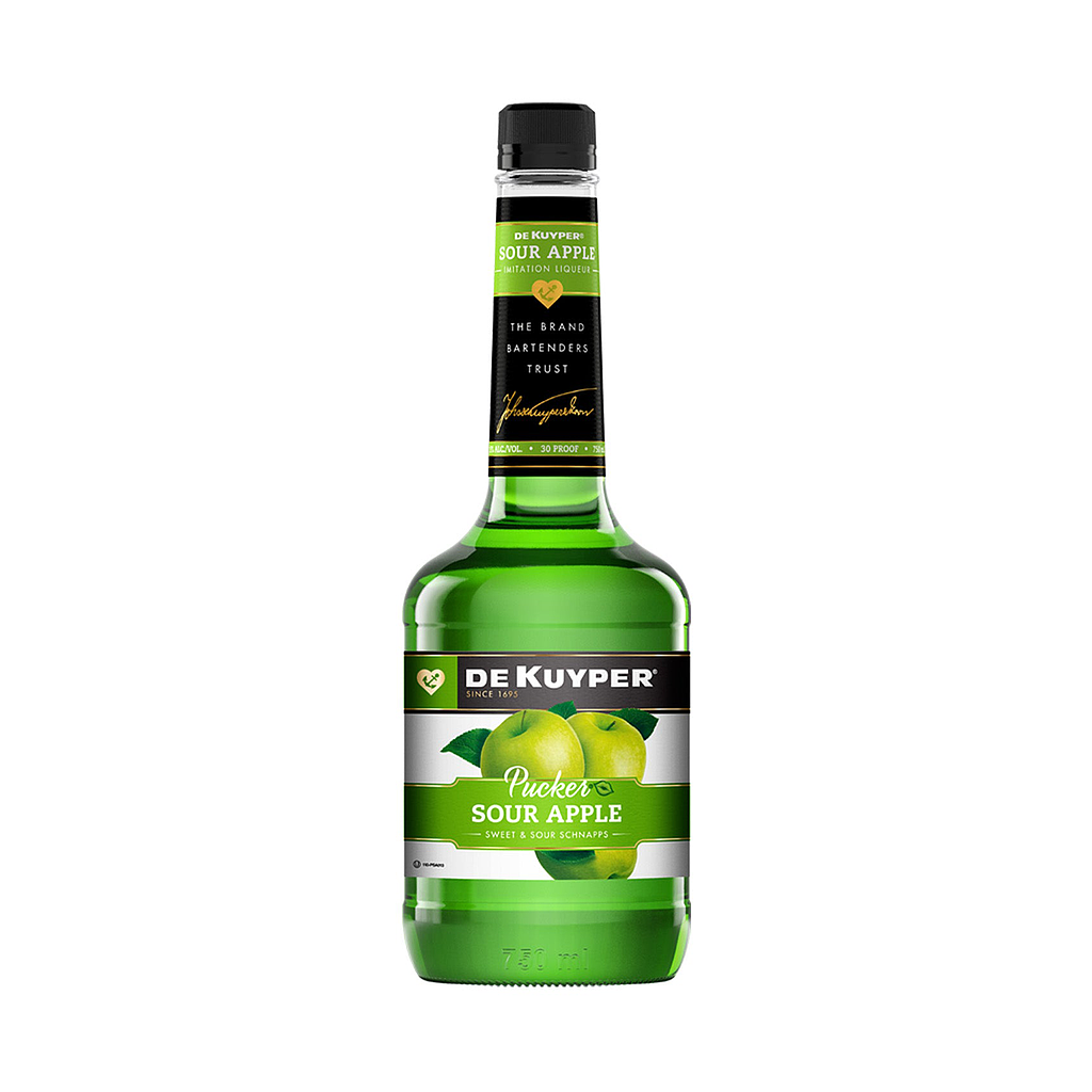 DEKUYPER SOUR APPLE 750 MLT 15%