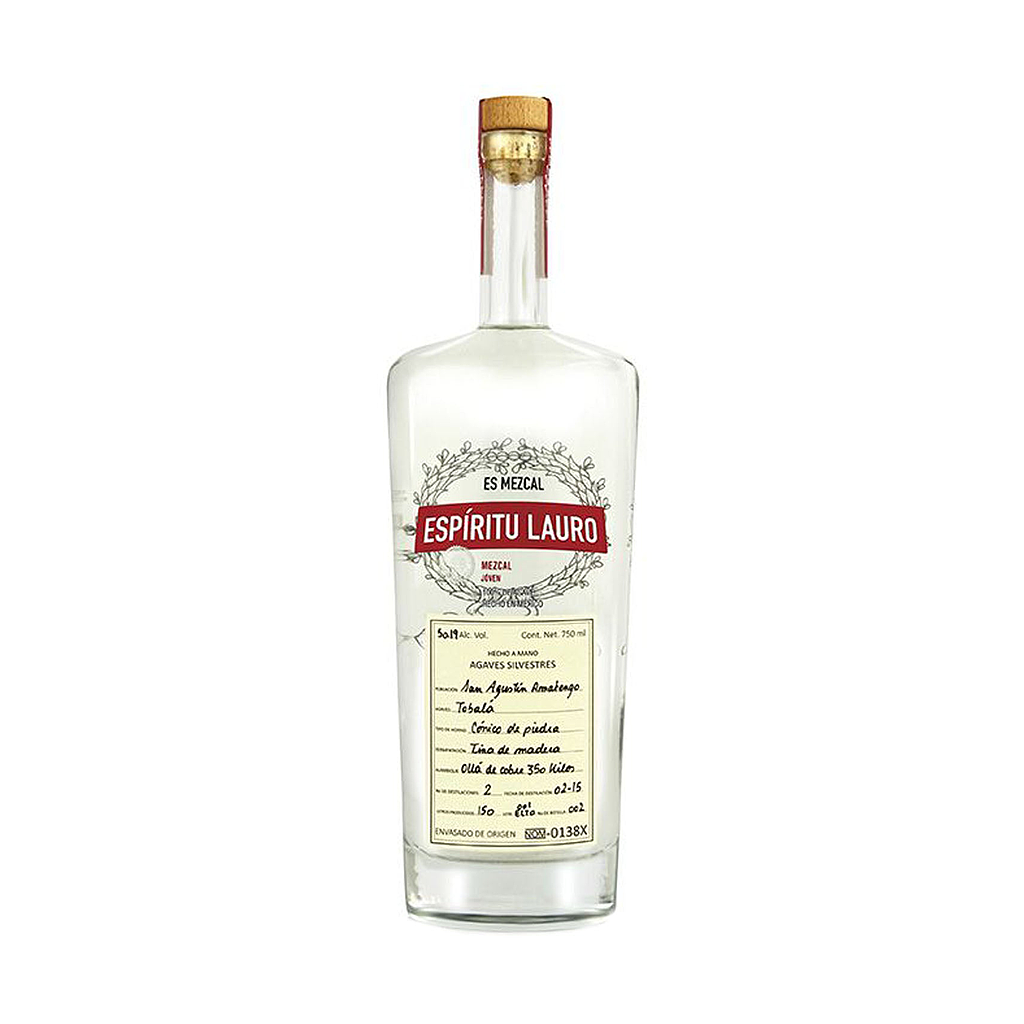 ESPIRITU LAURO AGAVES SILVESTRES 750 MLT 51.7%