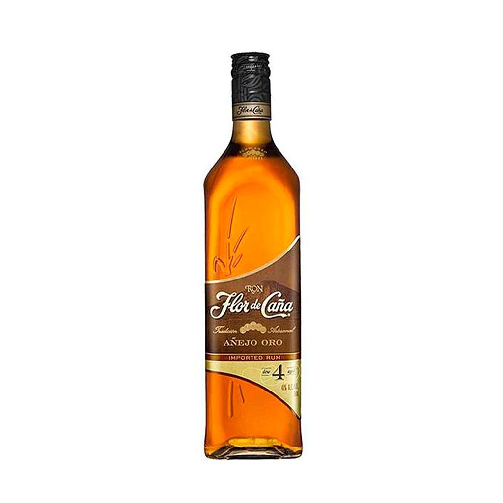 FLOR DE CAÑA ORO GOLD 4 AÑOS 750 MLT 40%