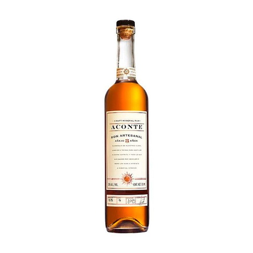 ACONTE RON ARTESANAL 3 AÑEJO 750 MLT 38% 