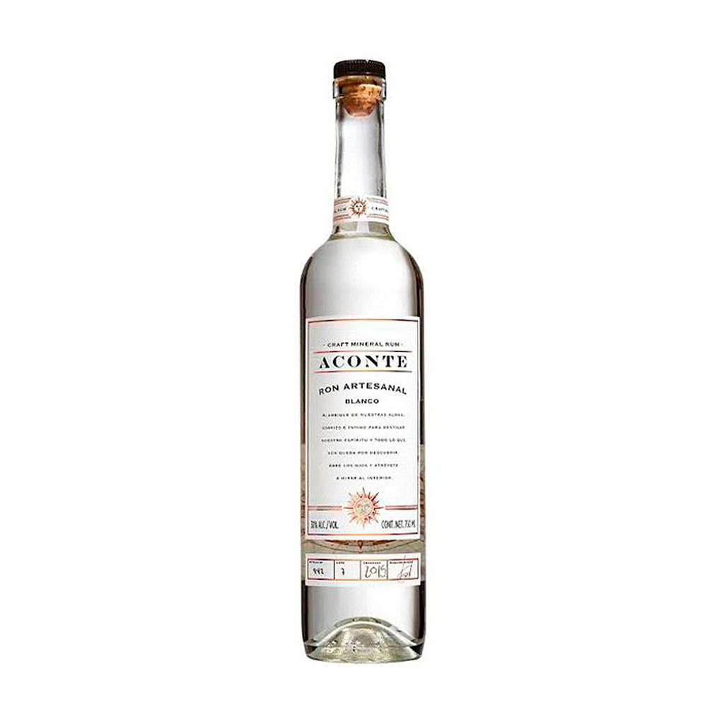 ACONTE RON ARTESANAL BLANCO 750 MLT 38% 