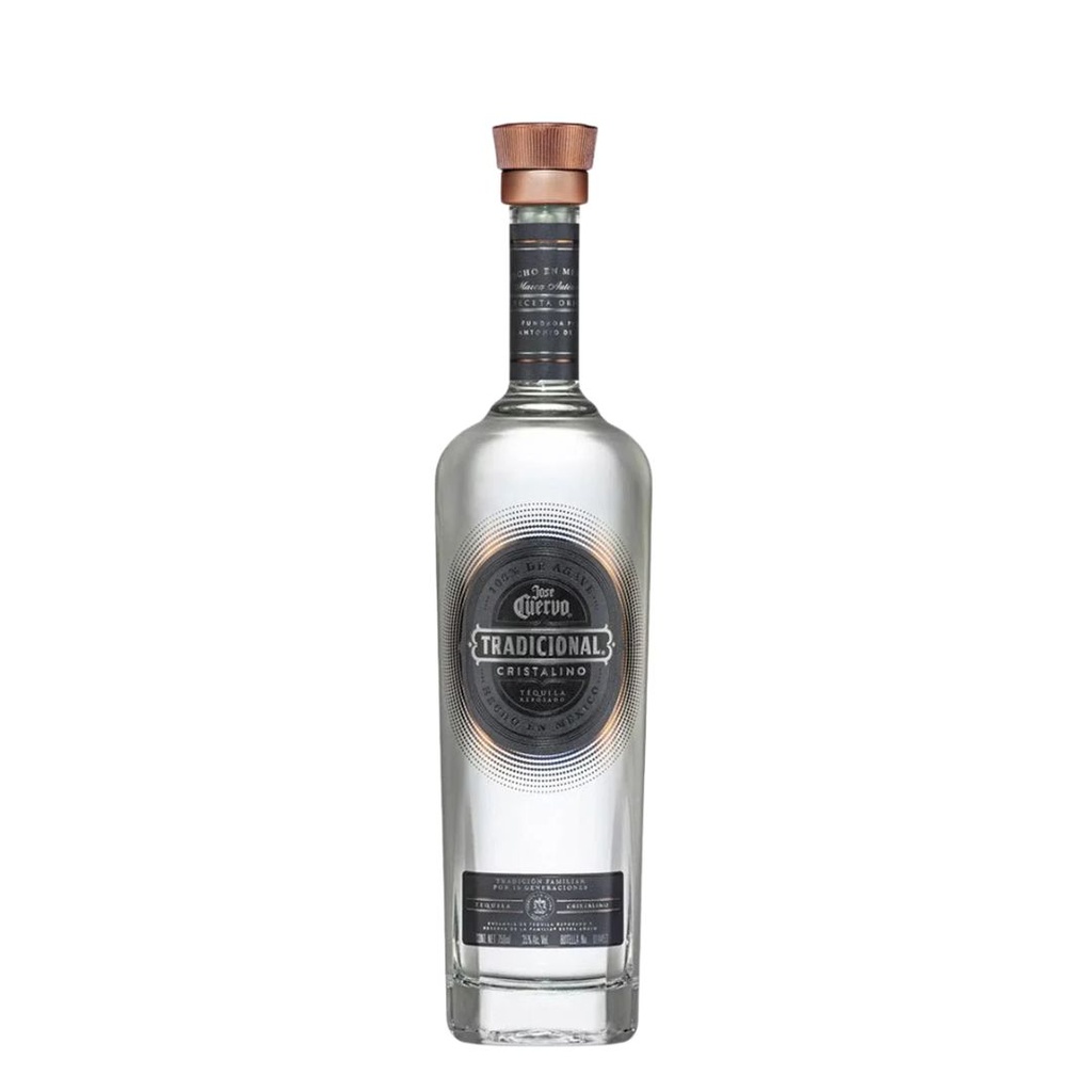 JOSE CUERVO TRADICIONAL CRISTALINO 750 MLT 35%