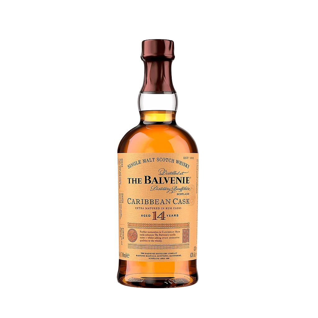 BALVENIE 14 A CARIBBEAN 700 MLT 43%