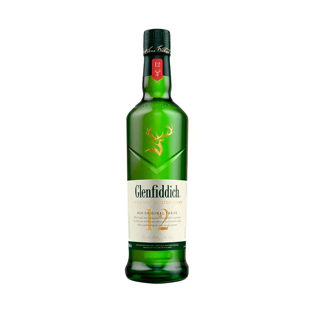 GLENFIDDICH 12 AÑOS 750 MLT 40%