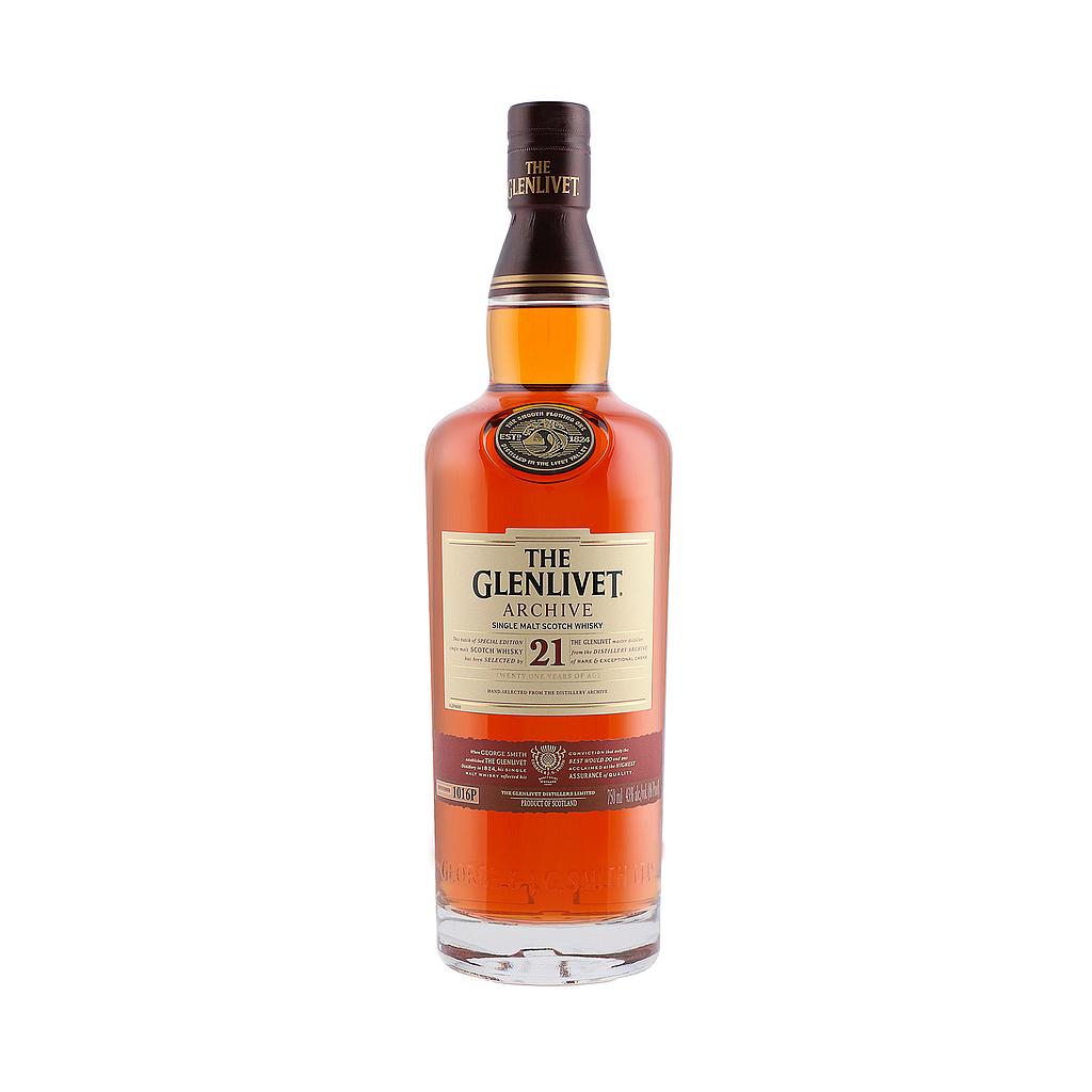 THE GLENLIVET 21YO 750 MLT 43%