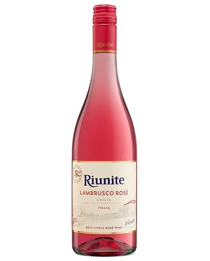 RIUNITE LAMBRUSCO ROSE 750 MLT 8%