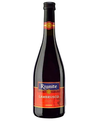 RIUNITE LAMBRUSCO TINTO 750 MLT 8%