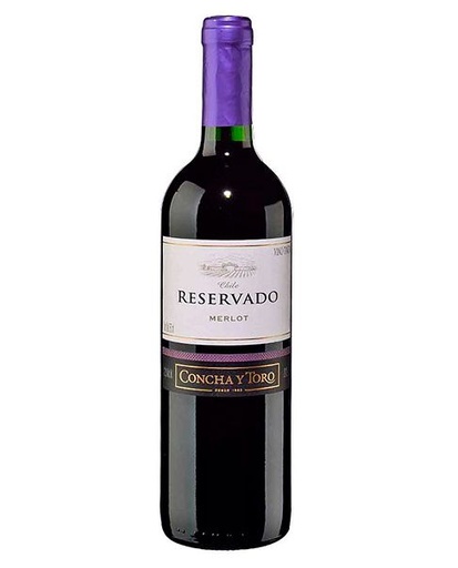 CONCHA Y TORO RESERVADO MERLOT 750 MLT 12.6%
