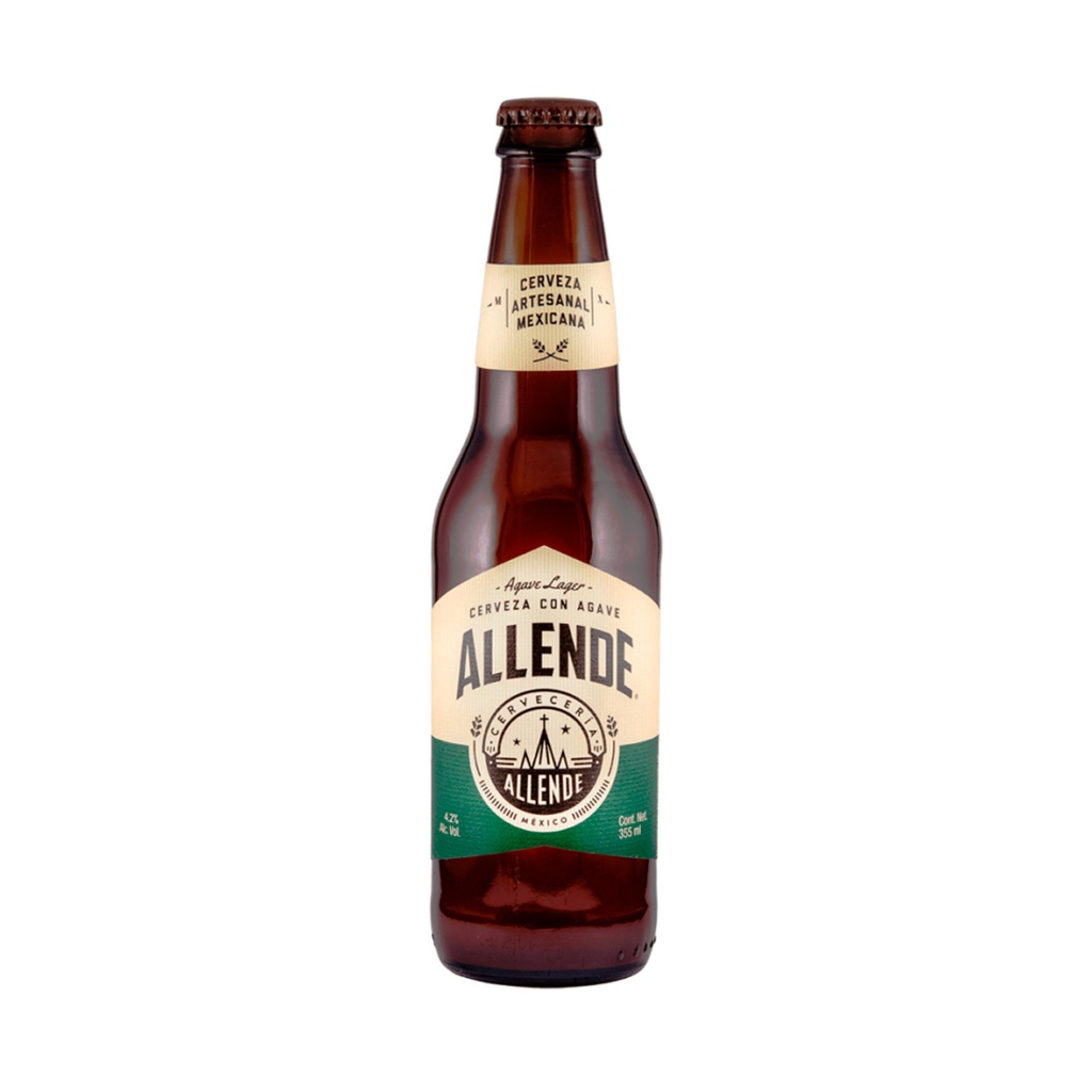 CERVEZA ALLENDE AGAVE LAGER 355 MLT 4.5%