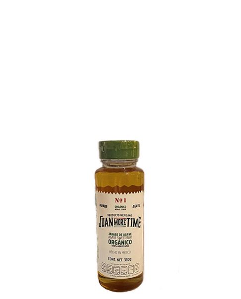 JARABE DE AGAVE ORGANICO JUAN MORE TIME 330 GR