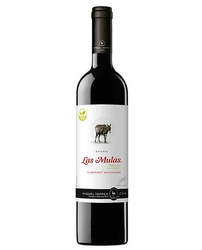 LAS MULAS CABERNET SAUV ORGANICO 750 MLT 13.5%