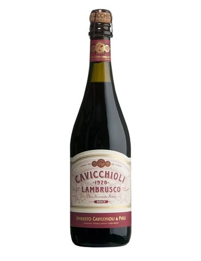[NV200060] CAVICCHIOLI LAMBRUSCO TINTO 750 MLT 7.5%
