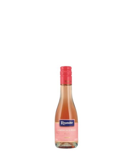 [NV340030] RIUNITE LAMBRUSCO ROSE 187 MLT 8%
