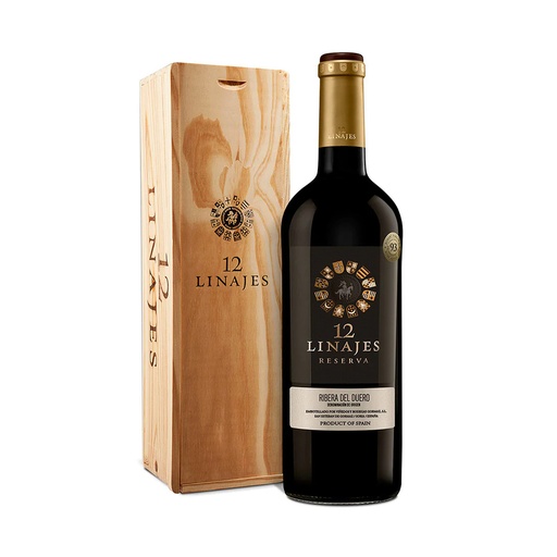 [NV990020] 12 LINAJES RESERVA 750 MLT 14.5%