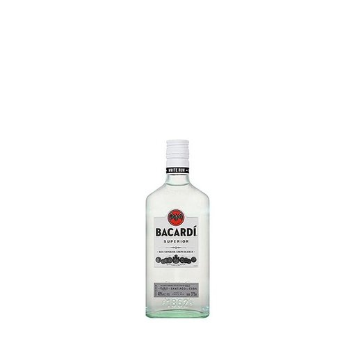 [DR030180] BACARDI BLANCO 375 MLT 40%